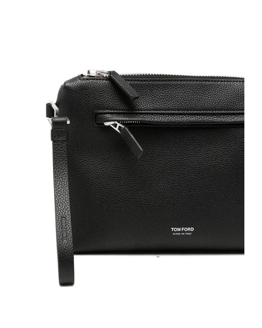 Tom Ford Black Wristlet Clutch for men