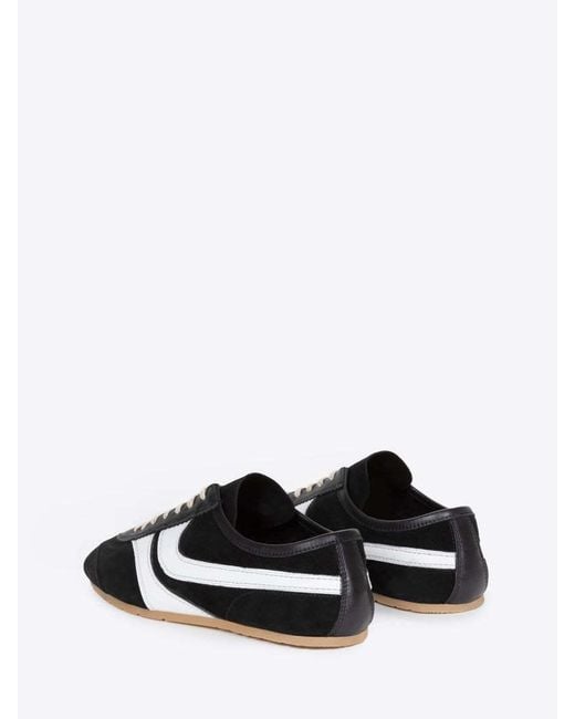 Dries Van Noten Black Suede Sneakers for men