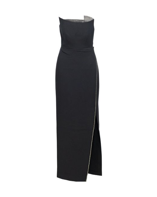 Roland Mouret Black Zippered Dress