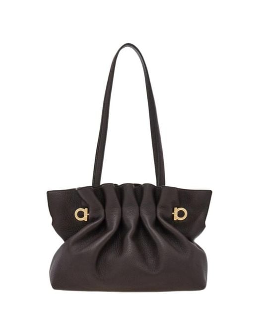 Ferragamo Black Ferragamo Soft-Bag (S)