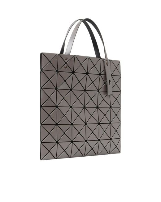 Issey Miyake Gray Lucent Metallic Tote Bag