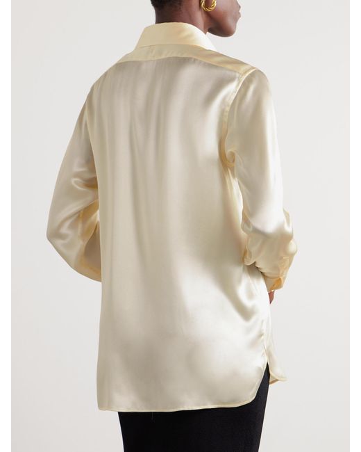 Tom Ford White Pintuck-Detailed Long-Sleeved Shirt
