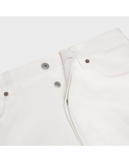 Céline White Boyfriend Jeans 001 for men