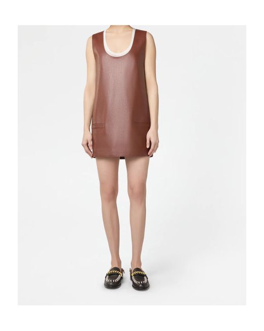 Tod's Orange Sleeveless Dress