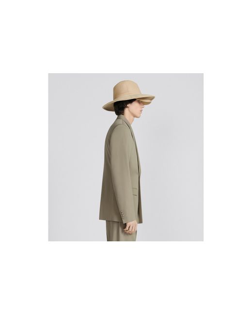 Dior Green Homme Double-Breasted Long-Sleeved Blazer for men