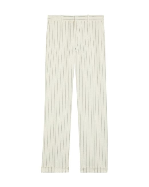 Polo Ralph Lauren White Straight-Leg Trousers