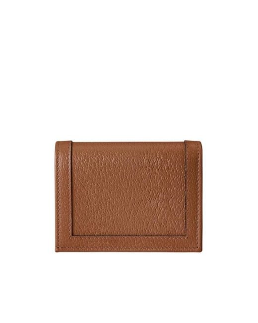 Gucci Brown Diana Card Holder Wallet