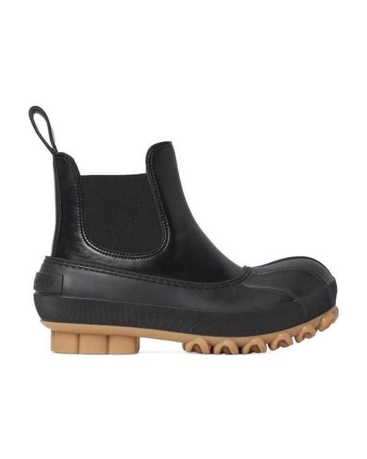 Stella McCartney Black Duck City Ankle Boots