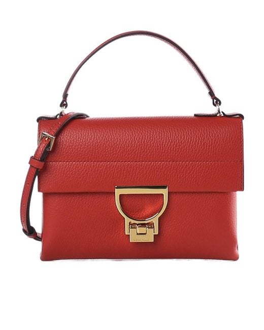 Coccinelle Red Mini Arlettis Top Handle Bag