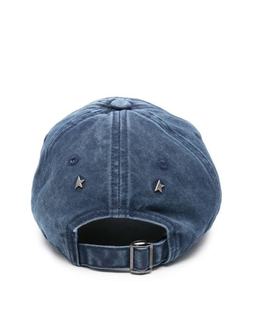 Golden Goose Deluxe Brand Blue Logo Hat