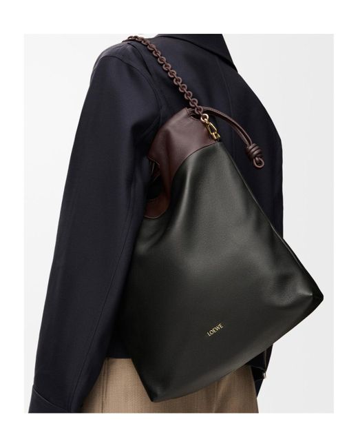 Loewe Black Flamenco Purse Tote Bag