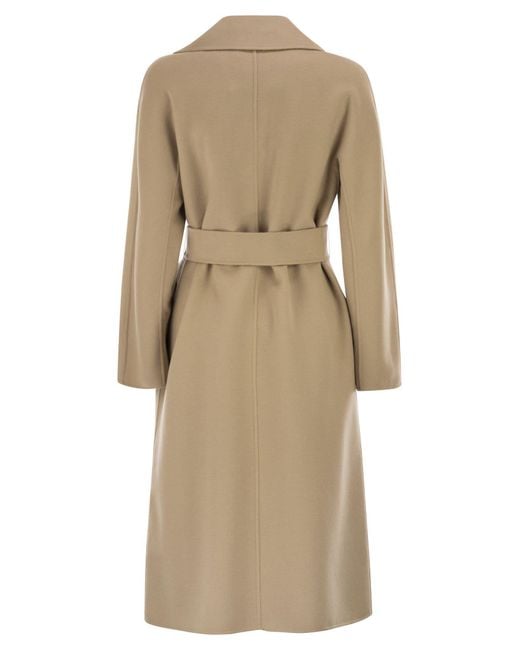 Max Mara Natural Studio Cles Belted Coat