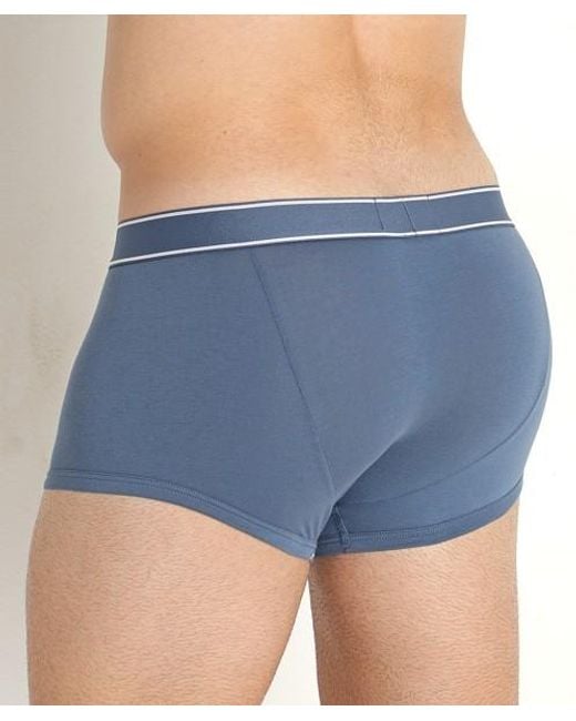 Emporio Armani Blue Elastic Waist Underwear for men