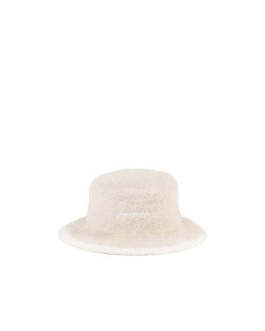 Jacquemus White Le Bob Neve Bucket Hat for men