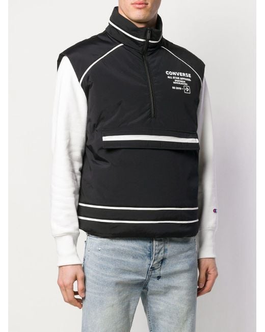 Converse Black All Star Apparel Vest for men