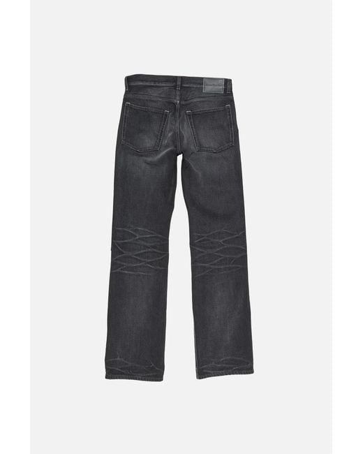 Acne Blue Paneled Regular Jeans for men