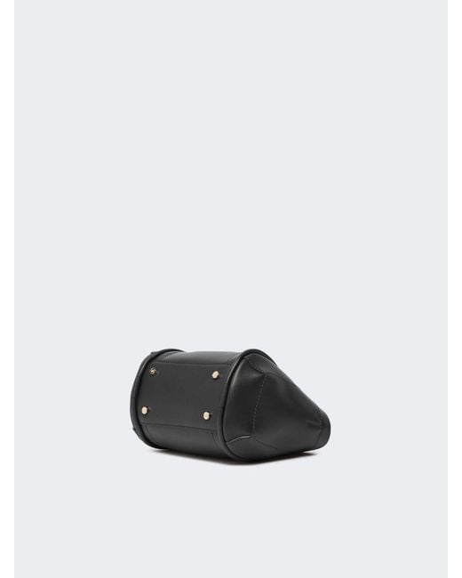Max Mara Black Extra-Small Leather Marine Bag