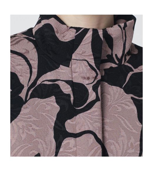 Dries Van Noten Gray High Neck Jacket