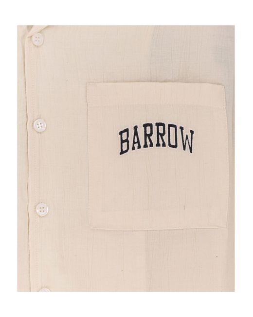 Barrow Natural Short Sleeved Shirt for men