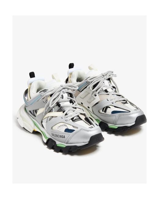 Balenciaga Gray Track Lace-Up Sneakers