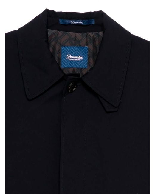 Drumohr Blue Single-Breasted Jacket for men