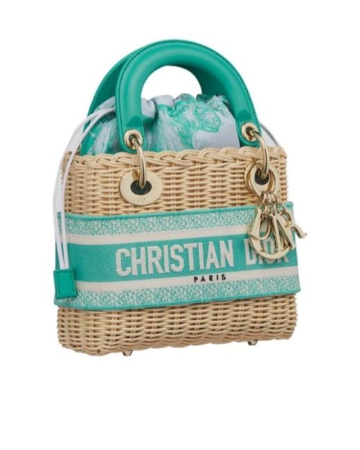 Dior Green Mini Iviera Lady Bag