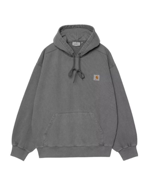 Carhartt Gray Vista Logo Patch Crewneck Sweatshirt for men