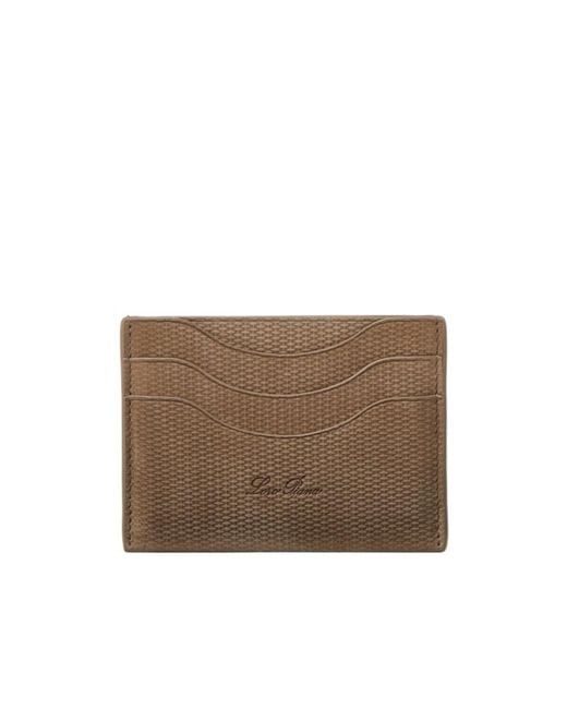 Loro Piana Brown Extra Cardholder for men
