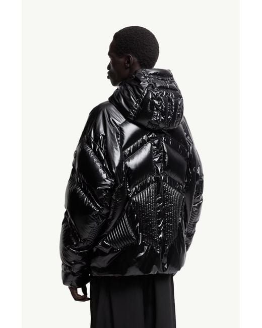 Moncler Black X Aap Rocky Bahianinha Hooded Short Down Jacket for men