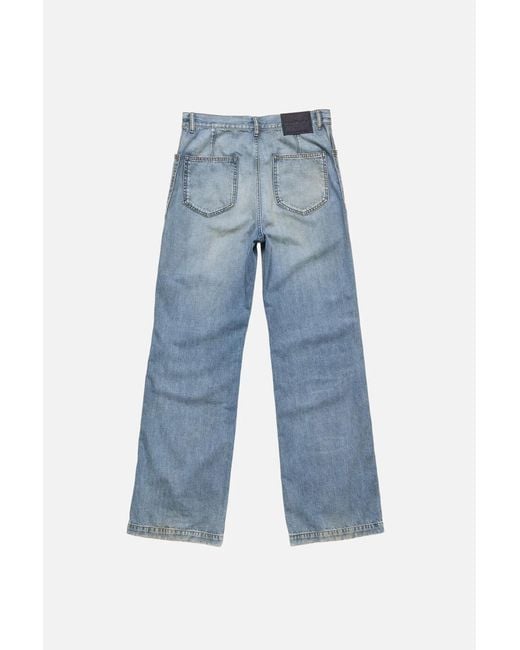 Acne Blue Denim Trousers for men