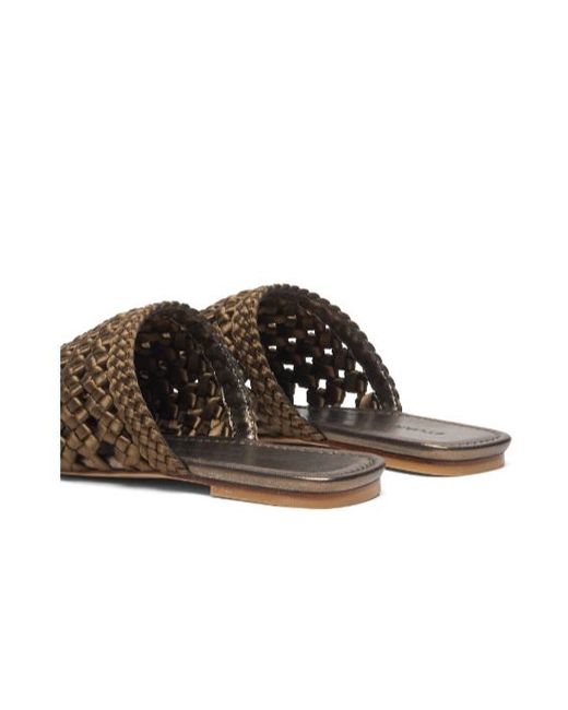 Stuart Weitzman Brown Marina Mule