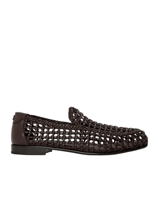 Fendi Black Simple Loafers for men
