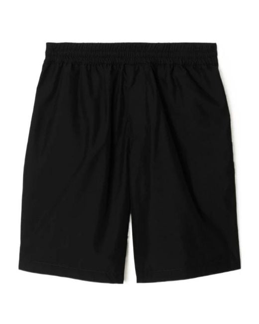 Burberry Black Cotton Shorts for men
