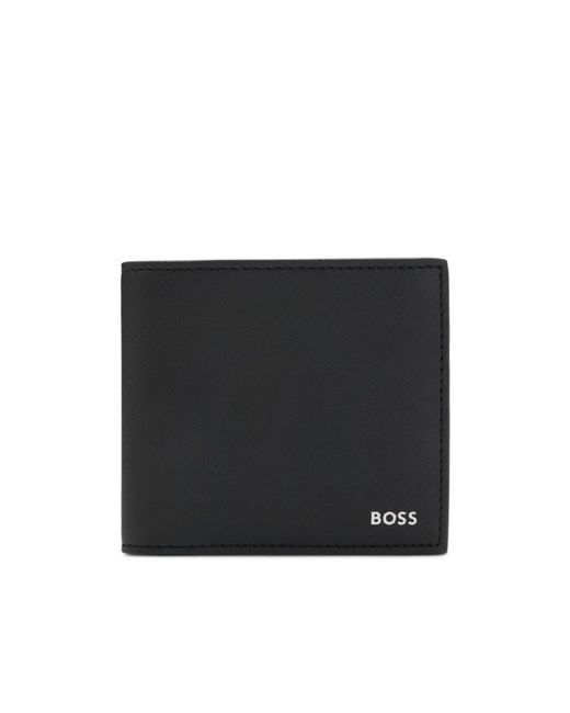 Boss Black Leather Wallet for men