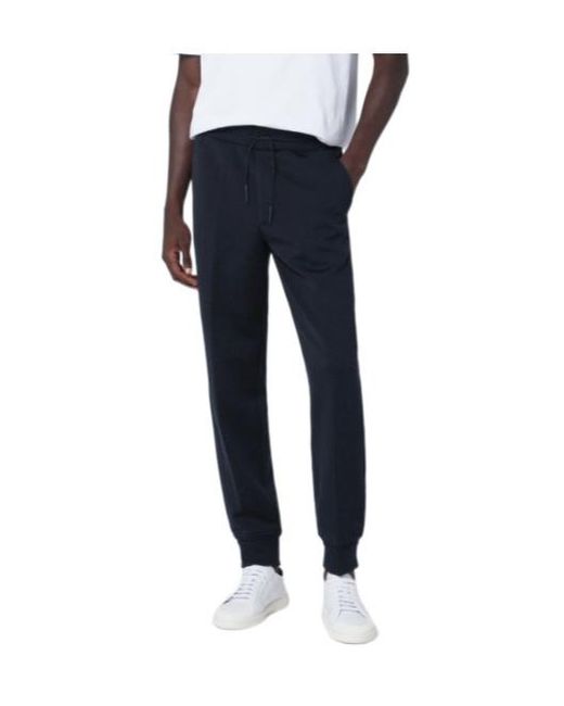 Zegna Blue Drawstring Tapered-Leg Trousers for men
