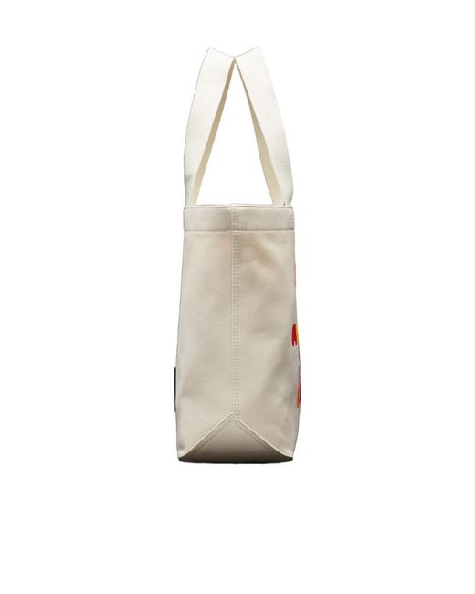 Moncler White Medium Tote Bag for men