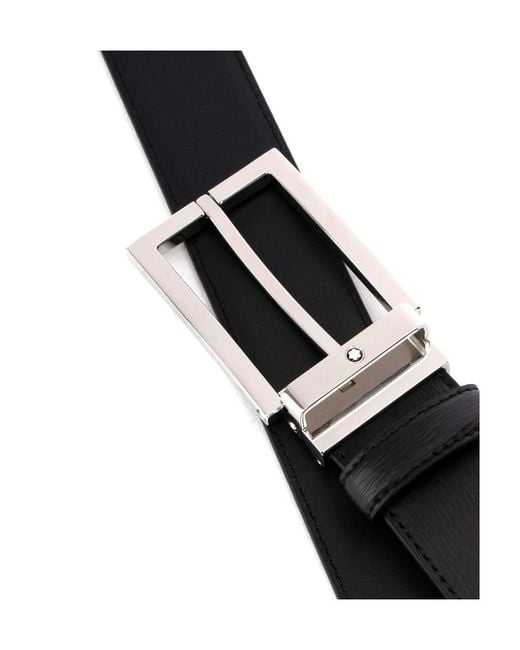 Montblanc White Adjustable Belt for men