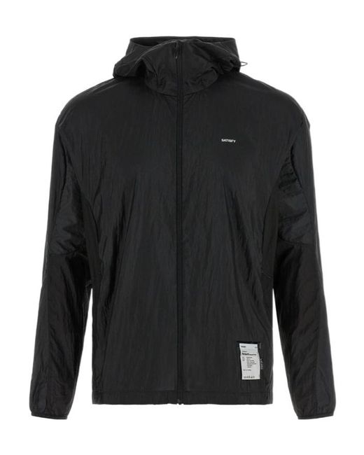 Satisfy Black Long-Sleeve Jacket for men