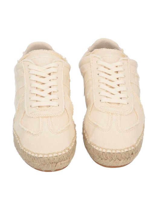 Maison Margiela Natural Minimal Solid Low-Top Casual Shoes