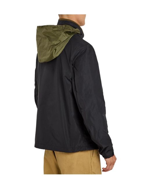 Moncler Black Hooded Jacket for men