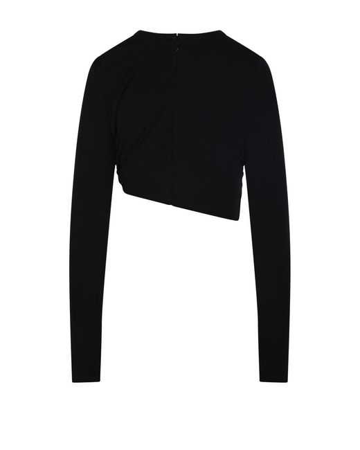 Christopher Esber Black Bezel Quartz Long-Sleeve Top
