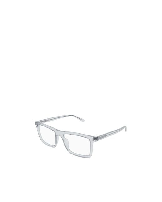 Saint Laurent White Sl 906 Glasses for men