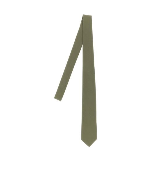Auralee Multicolor Pointed Striped Tie for men