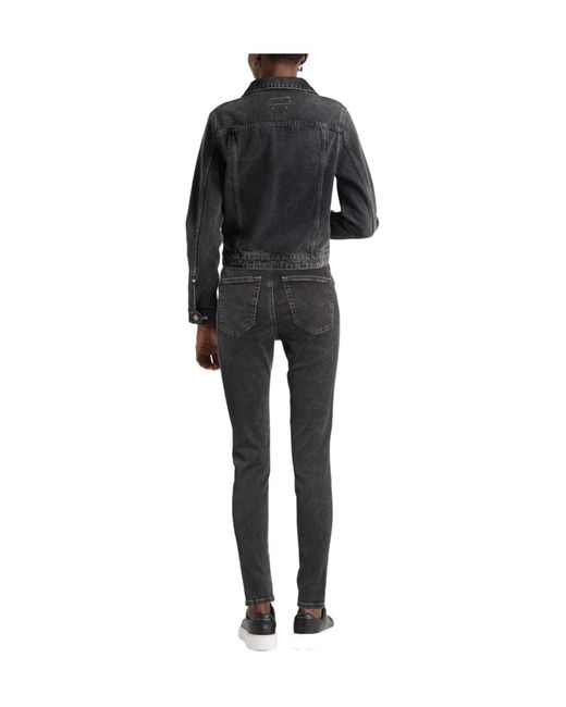 DIESEL Black High-Waisted Skinny Jeans