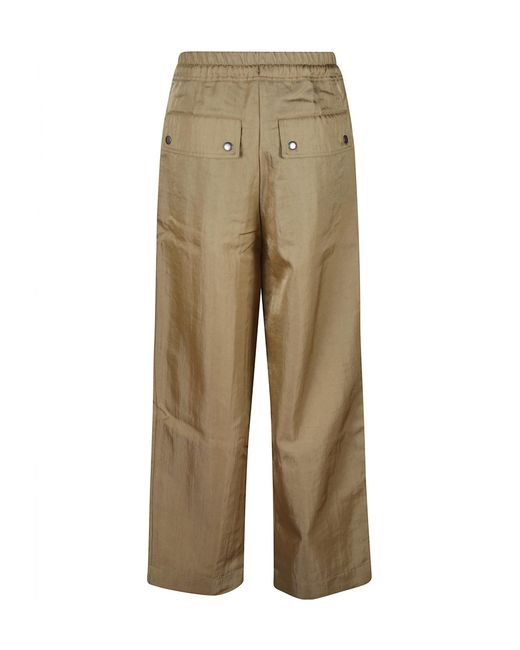 Dries Van Noten Natural Drawstring Casual Pants for men