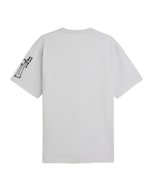 Y-3 White Chito City Graphic Short Sleeve Tee for men