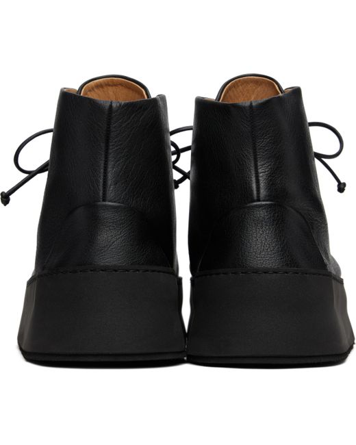 Marsèll Black Cassapana Ankle Boots for men