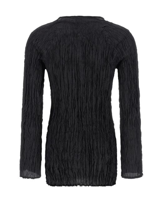 P.A.R.O.S.H. Black 'soph' Blouse