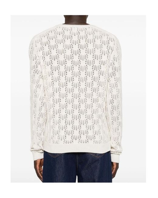 Vivienne Westwood White Logo-Detail Sweater for men