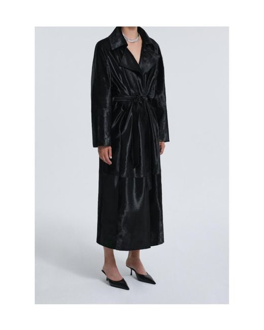 Nour Hammour Black Long-Sleeved Coat
